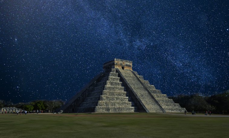 Chichen Itza at Night